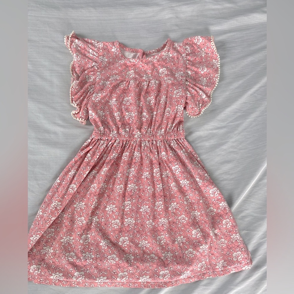 Carters Size 7 Girls pink flora dress